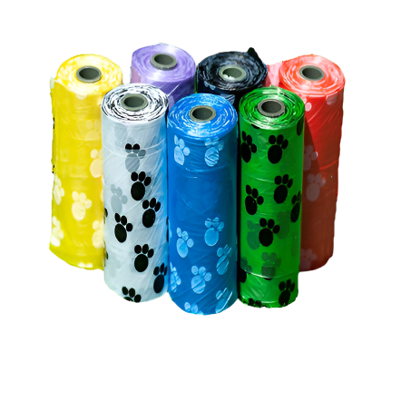 Close up of seven rolls, one for each color Sports Furnatic offers.
